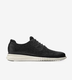 2.ZERØGRAND Lined Laser Wingtip Oxford