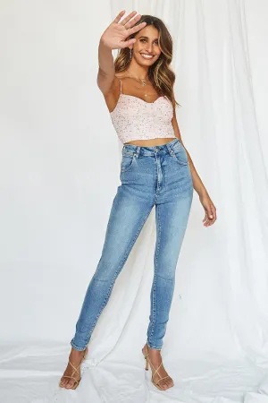 Angelic Girl Crop Top Pink