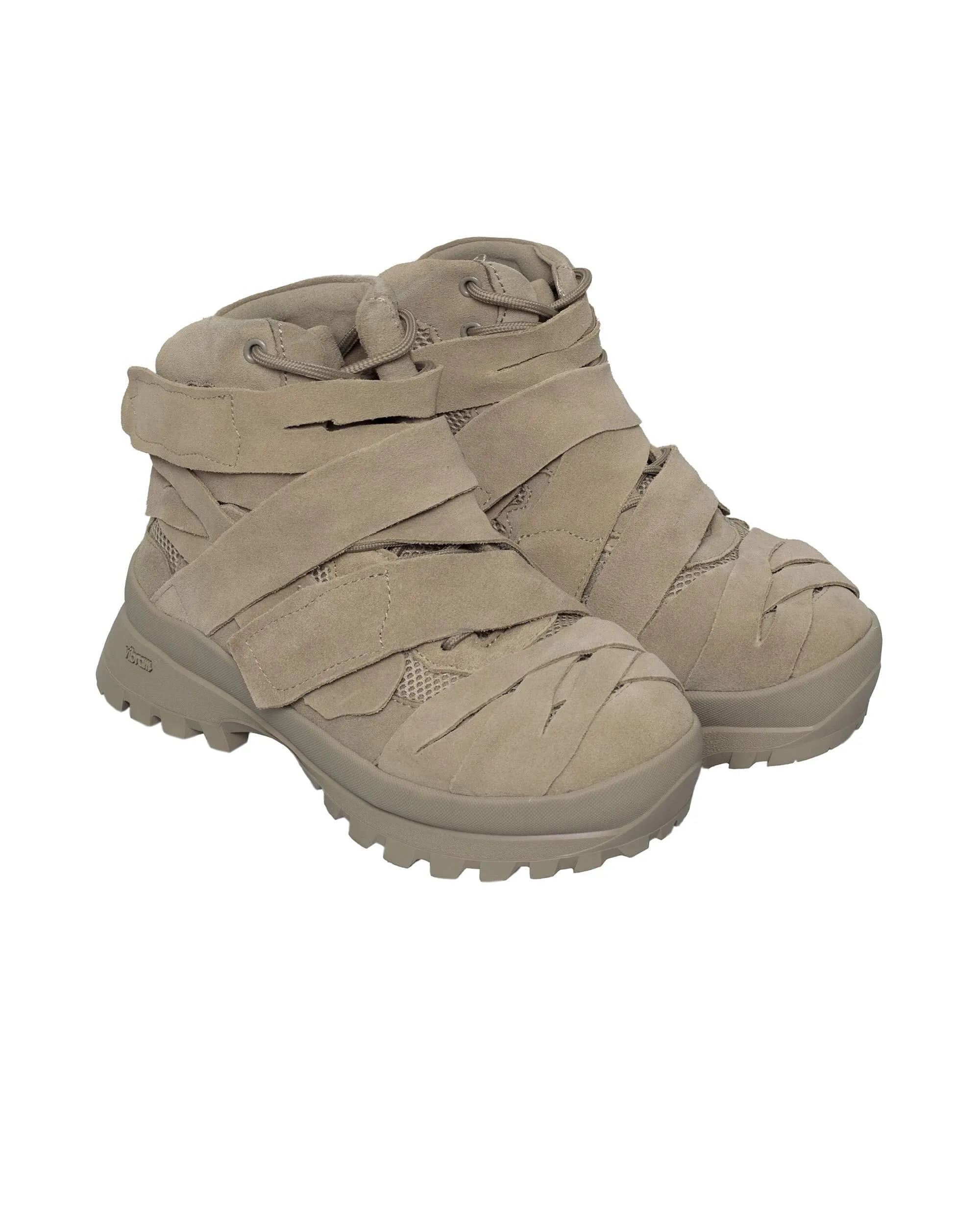 Beige Vibram Desert Boots