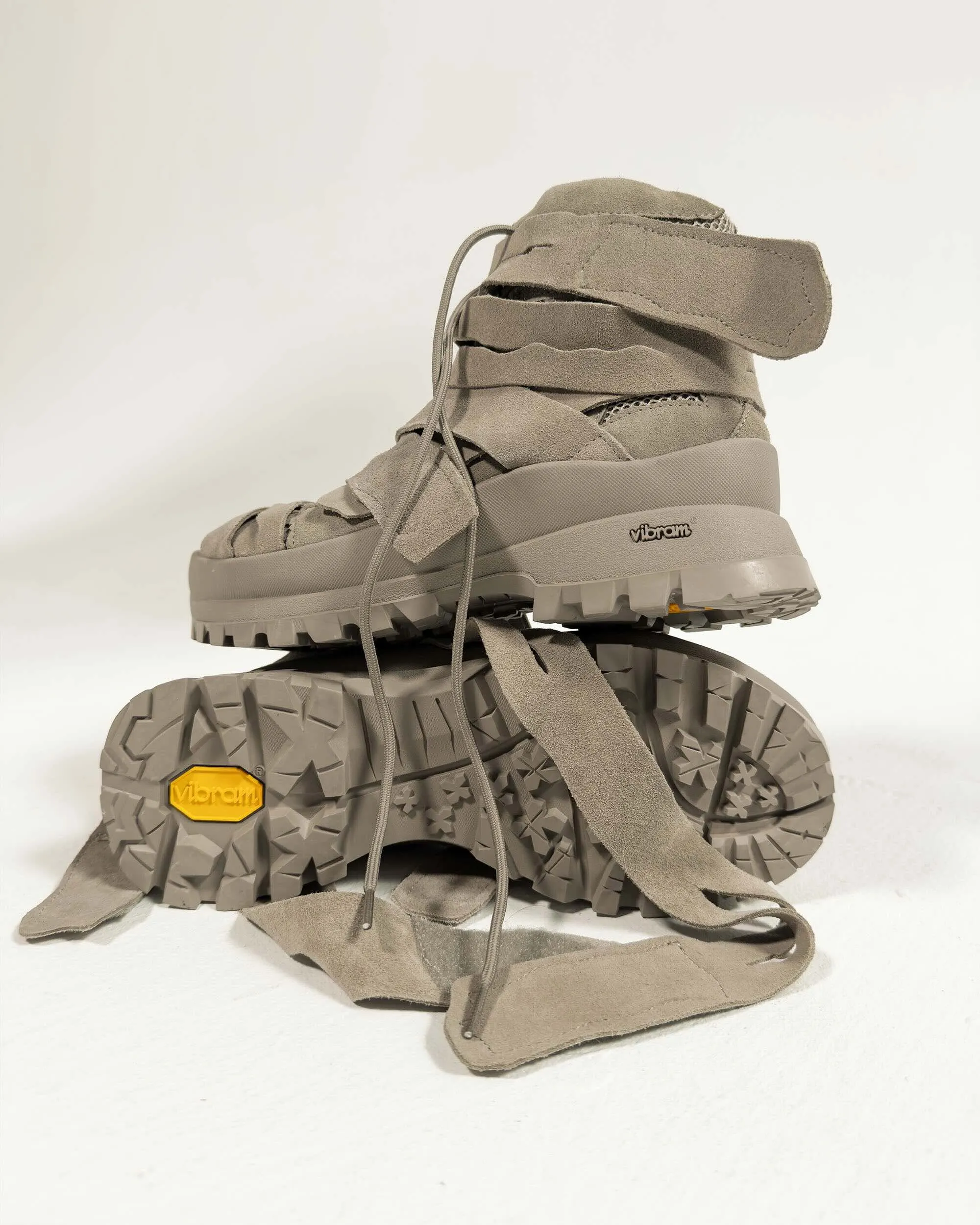 Beige Vibram Desert Boots