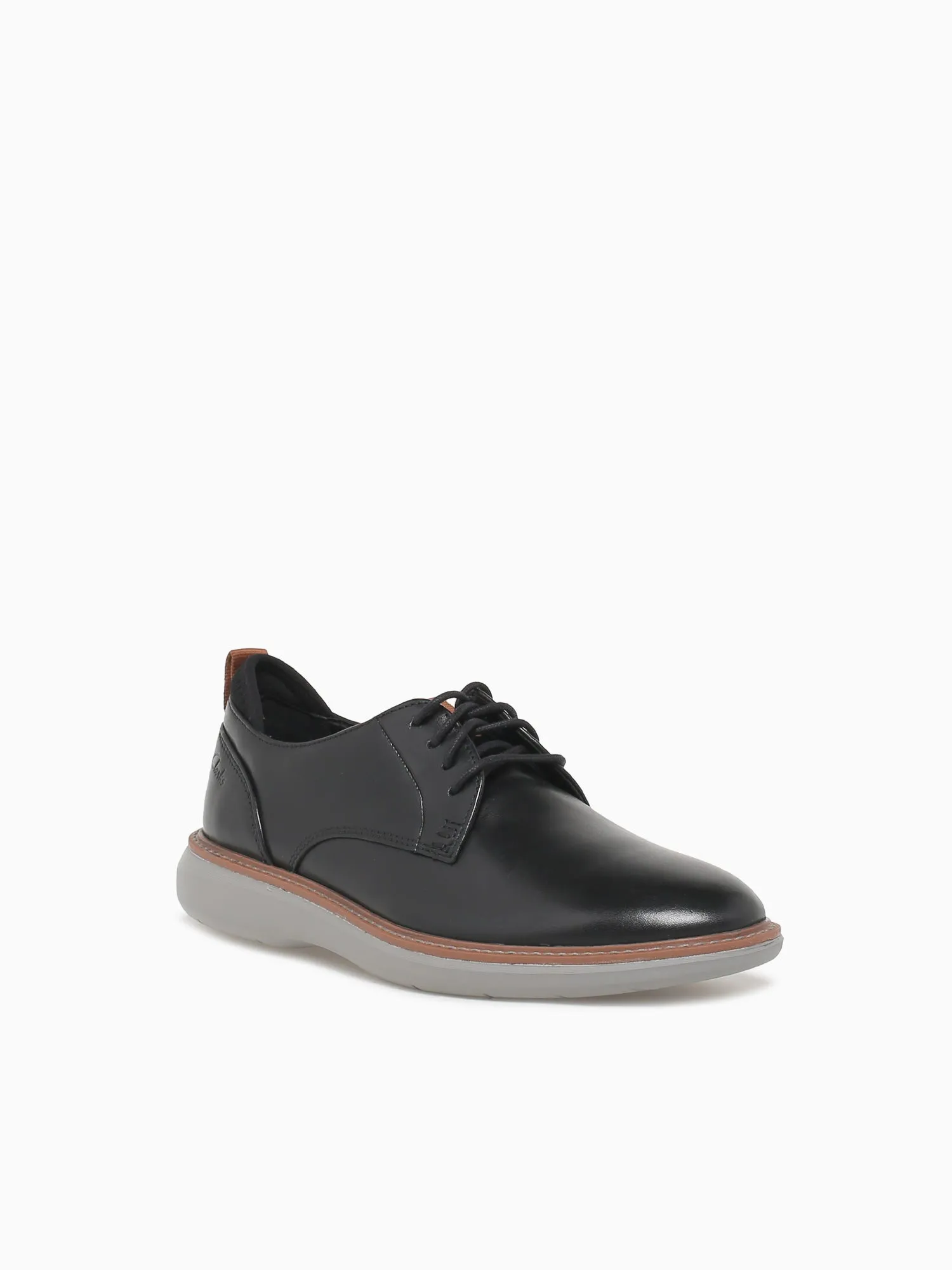 Brantin Plain Black Leather