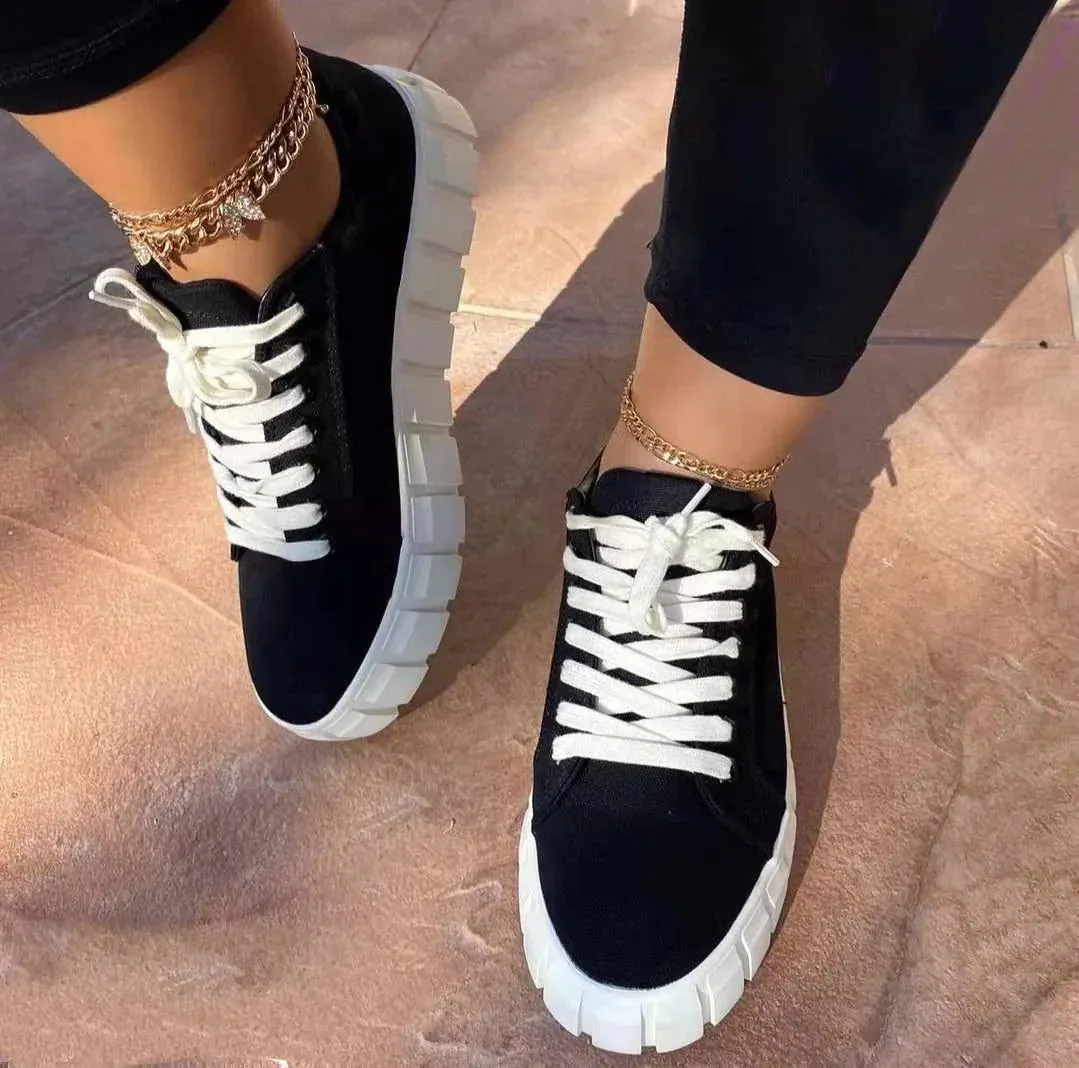 ByElla® Casual En Trendy Suede Damesschoenen