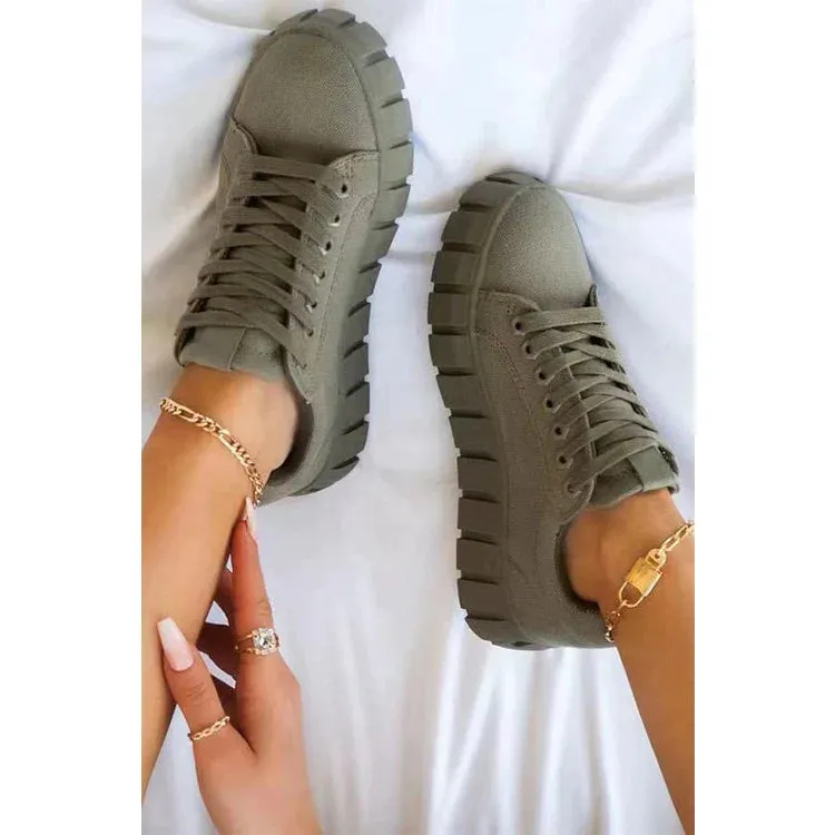ByElla® Casual En Trendy Suede Damesschoenen