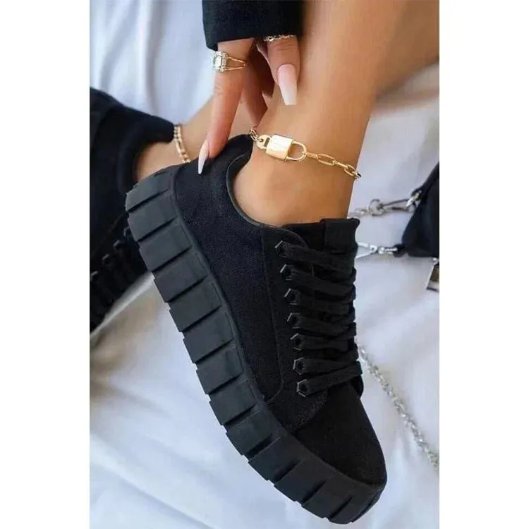 ByElla® Casual En Trendy Suede Damesschoenen