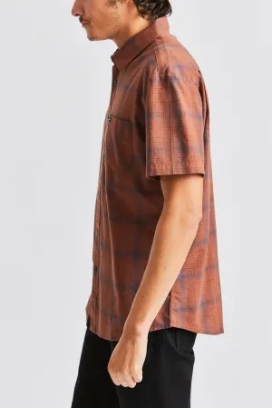Charter Plaid S/S Woven - Brown/Navy