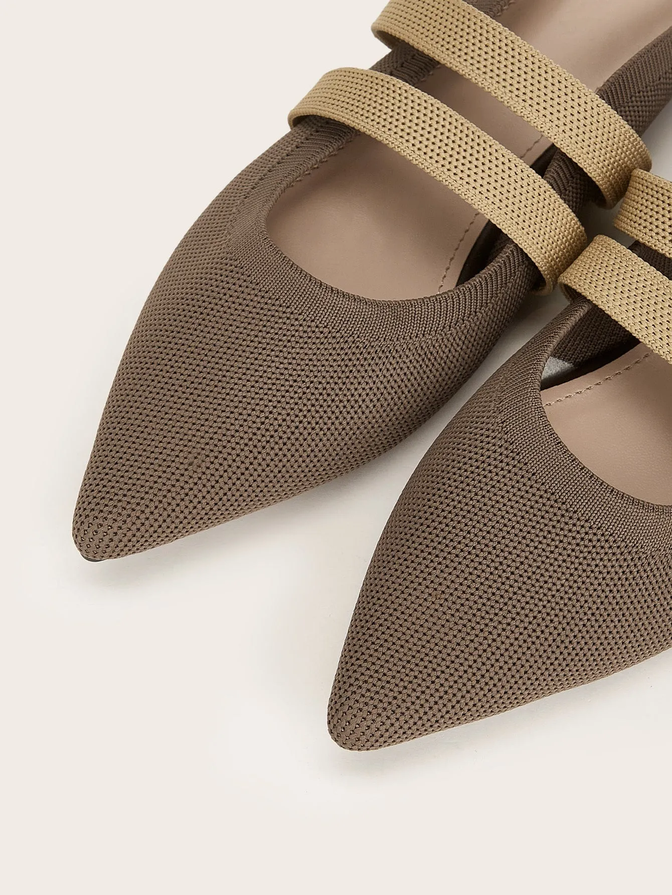 Cuccoo Minimalist Point Toe Flat Mules