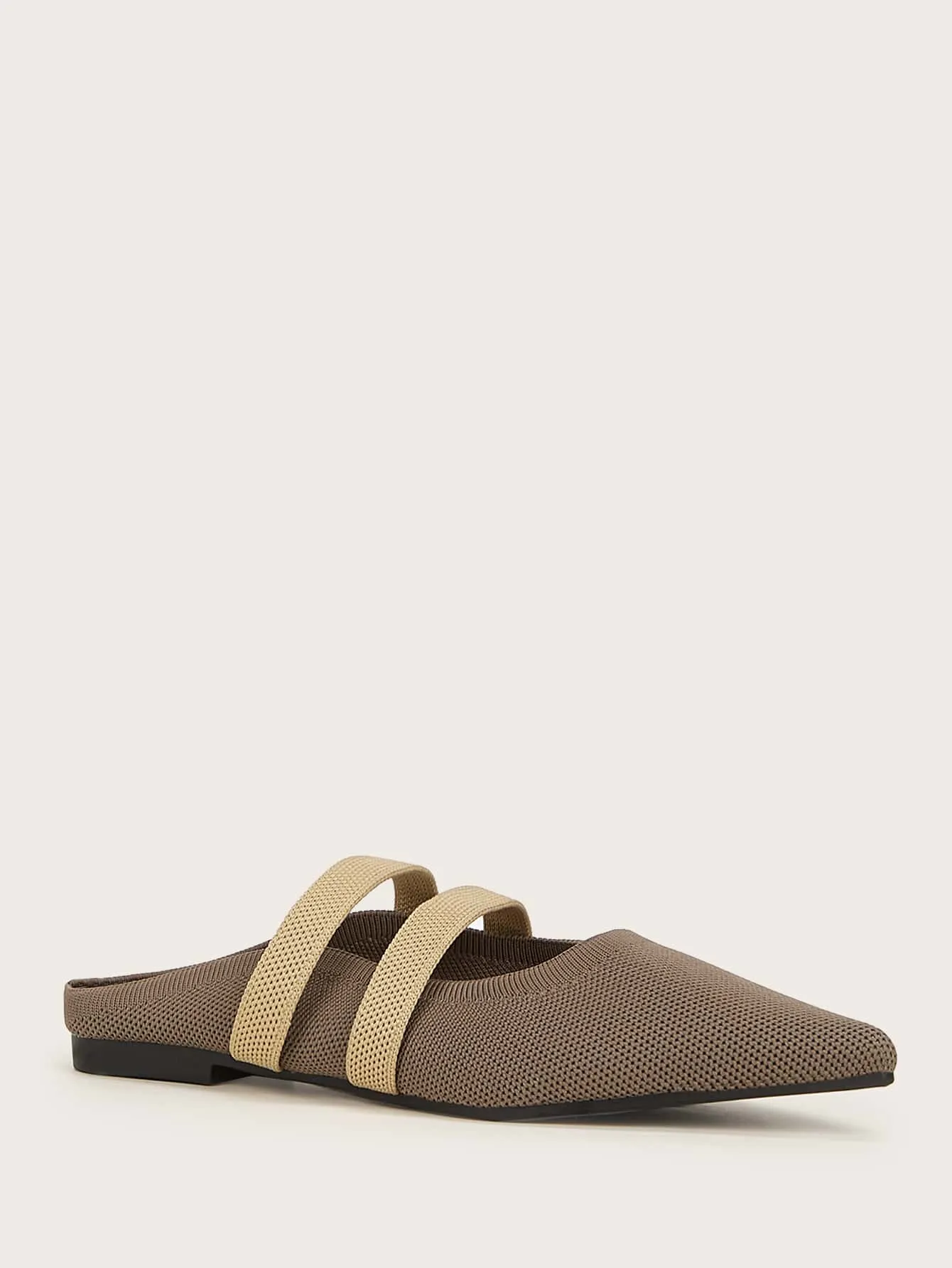 Cuccoo Minimalist Point Toe Flat Mules