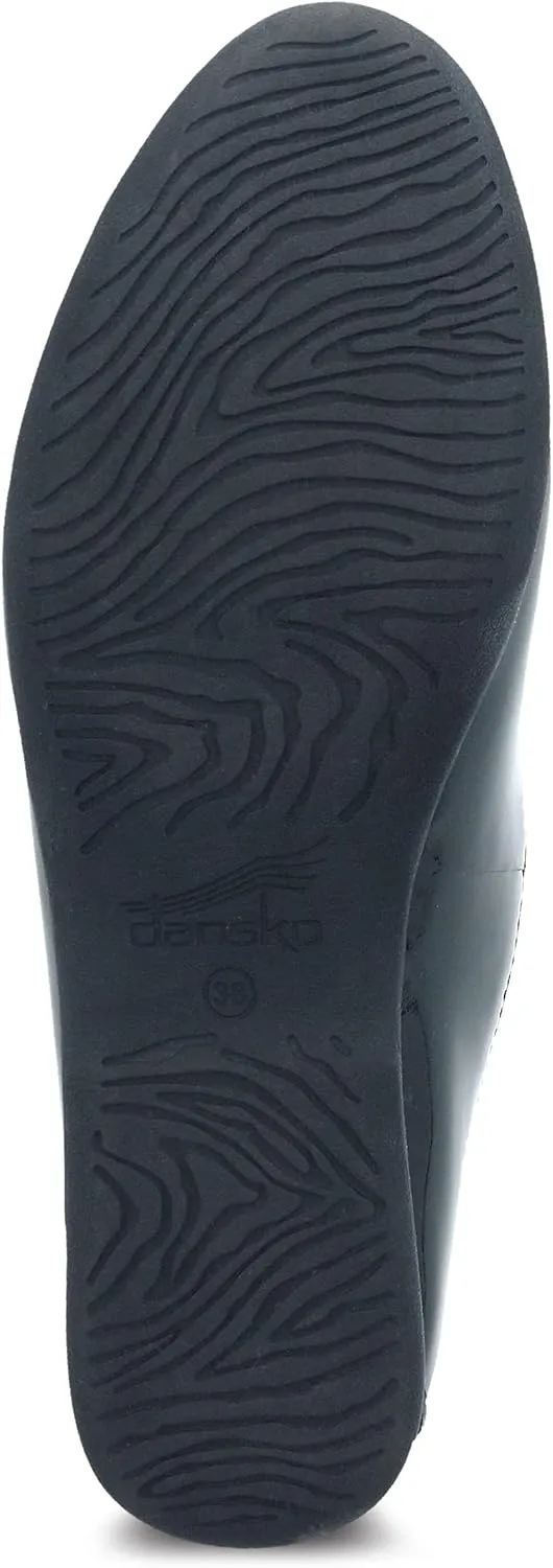 Dansko Lexie Slip-On Mules for Women - Comfortable Flat Shoes with Arch Support - Versatile Casual to Dressy Footwear - Lightweight Rubber Outsole
