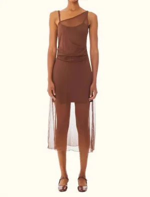 Find Me Now - Reversible Mesh Midi Dress