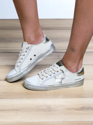 Have My Heart Metallic Star Sneaker