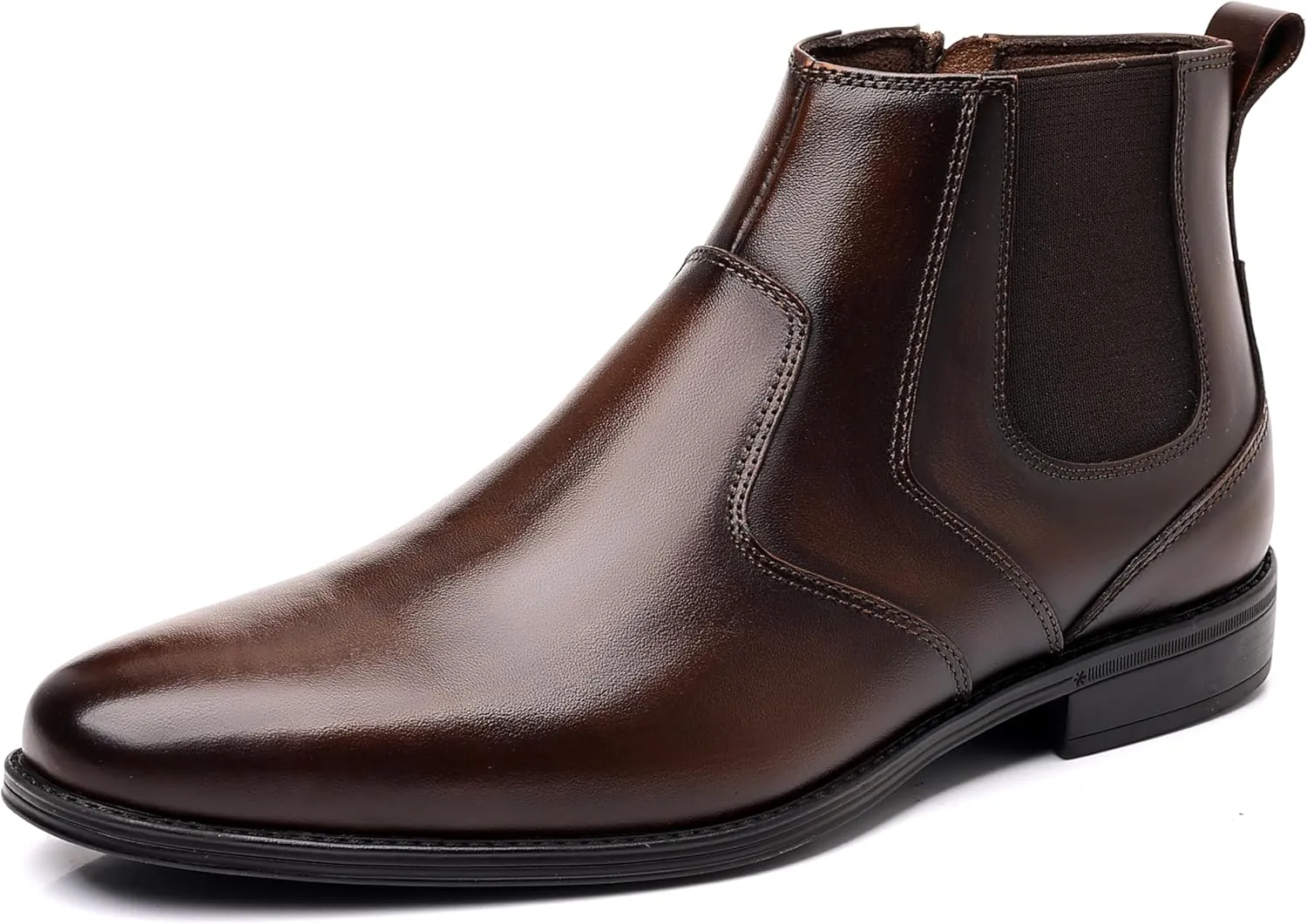 Holy dove Chelsea Boots Men  Genuine Leather,Chelsea Boots for Men with Side Zipper, Casual Slip-On Ankle Boots, Chukka & Oxford Style Dress Boots