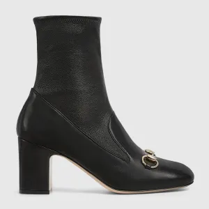 Horsebit ankle bootie