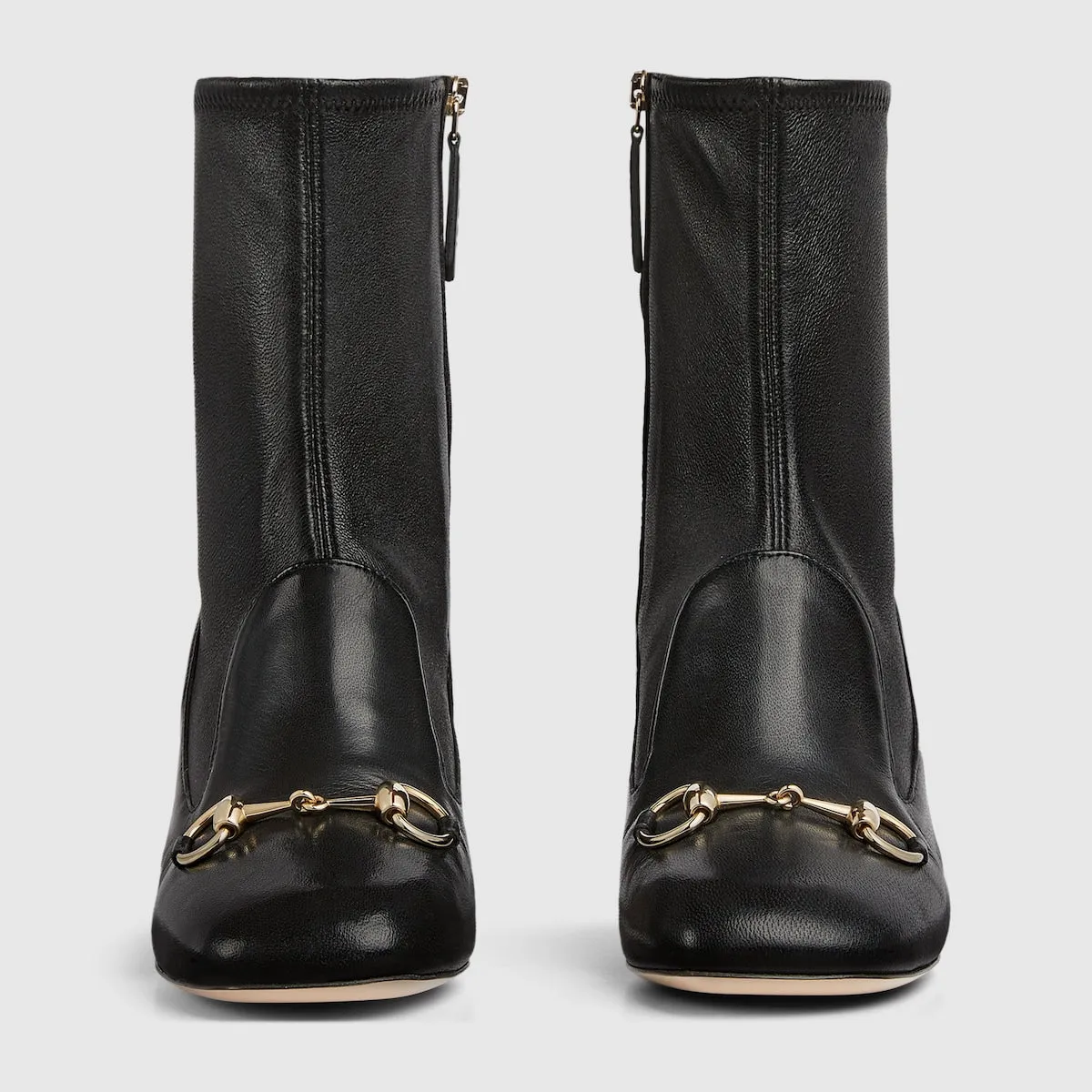 Horsebit ankle bootie