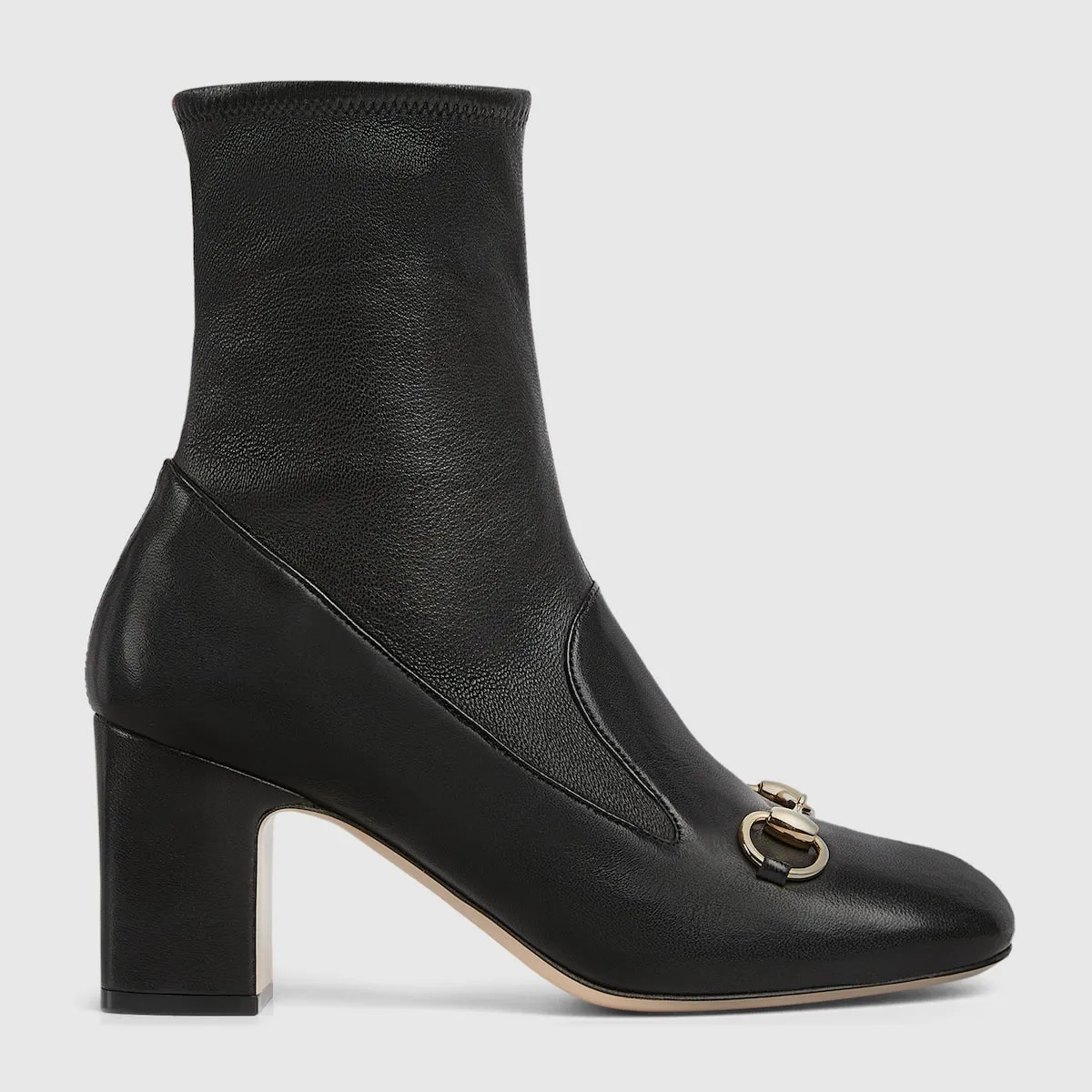 Horsebit ankle bootie