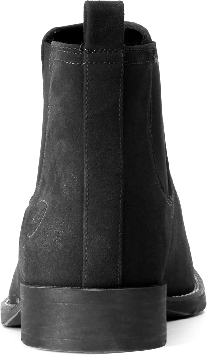 IUV Genuine Cowhide Suede Chelsea Boots For Men Western Boots Ankle Boot Casual Dress Slip On