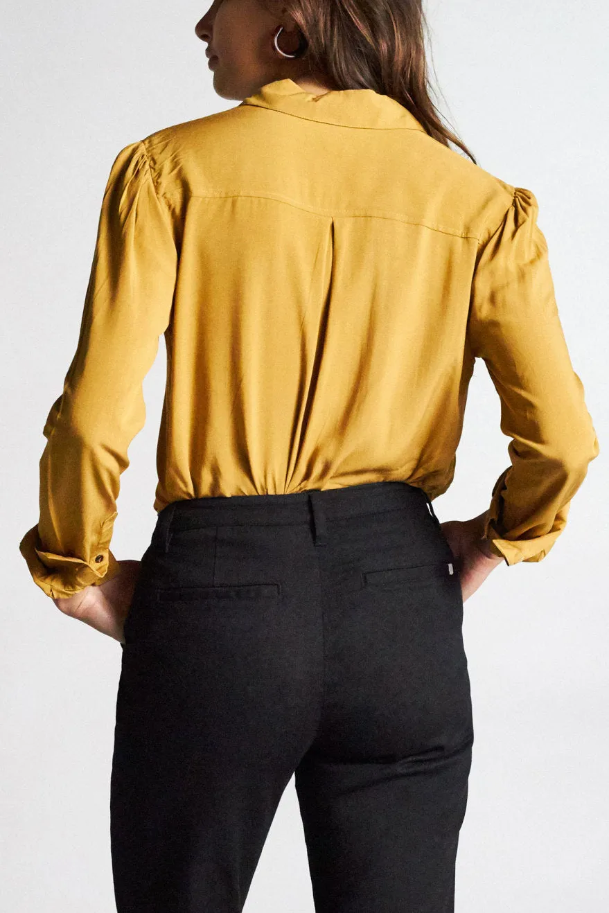Kate L/S Woven - Maize