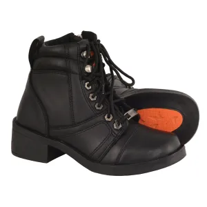 Kids Side Zipper Lace to Toe Boot