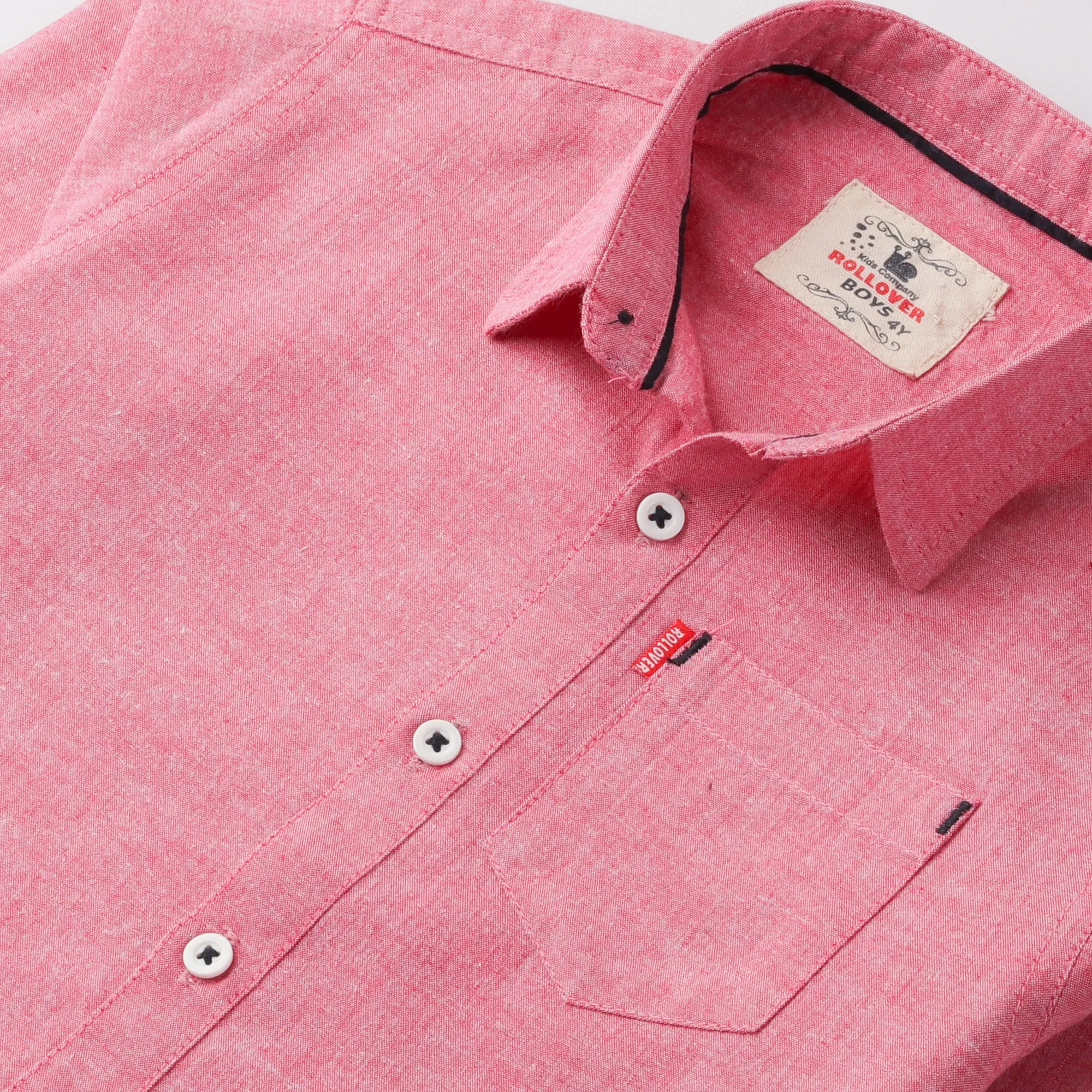 Little Red Casual Shirt