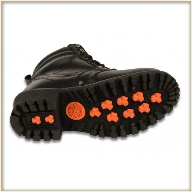 MBM9050 Boots Mens 6 Inch Side Zipper Plain Toe Boot. MBM9050