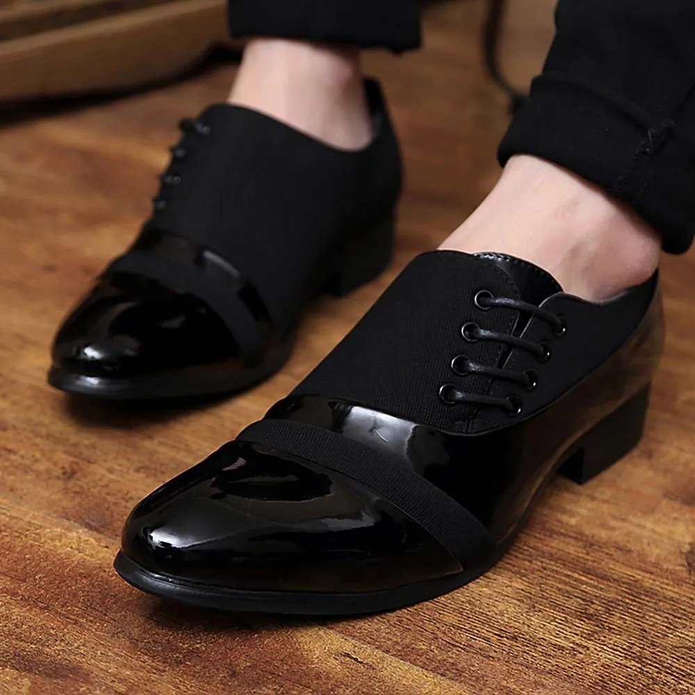 Men's Formal PU Casual British Oxfords