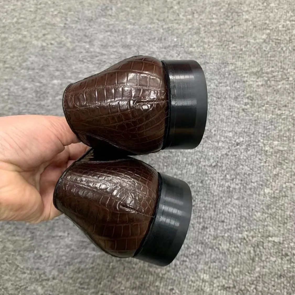 Men's Handmade Genuine Crocodile Shoes