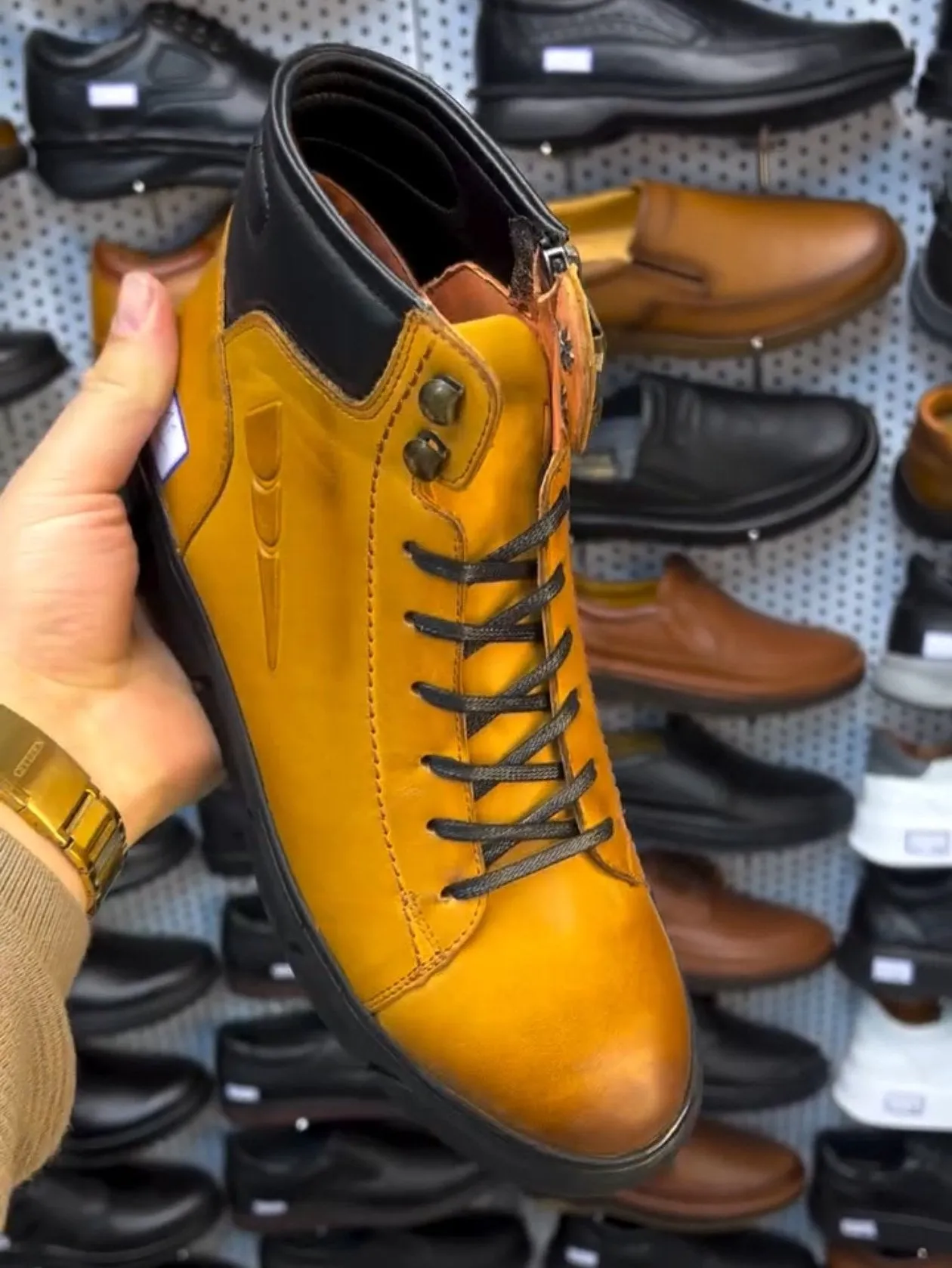 New Handmade Genuine Leather Men's Versatile Casual Boots