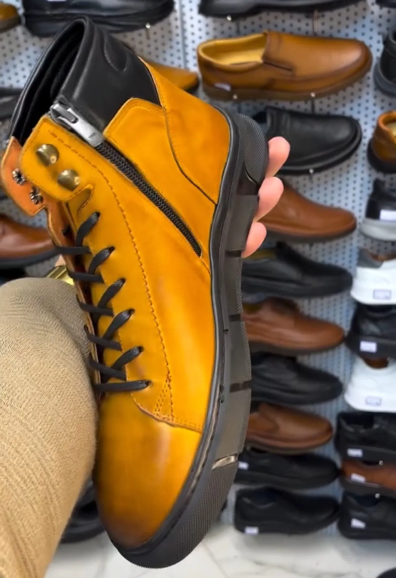 New Handmade Genuine Leather Men's Versatile Casual Boots