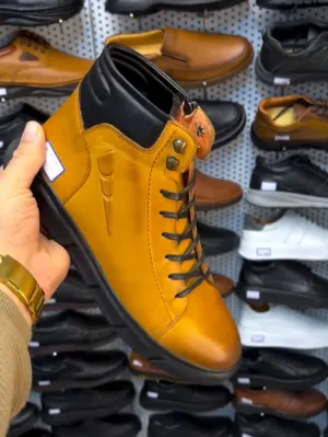 New Handmade Genuine Leather Men's Versatile Casual Boots