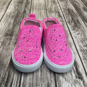 NEW Swiggles Toddler Slip on Casual Sneakers Pink Sz 7