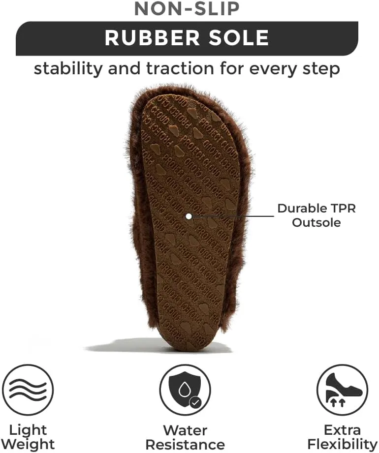 Project Cloud Clogs for Women Footwear - Memory Foam and Non-Slip Platform Wedges Heels for Women Mules & Clogs 2025 - Comfortable Stylish Slip-On with Adjustable Straps (Rhona)