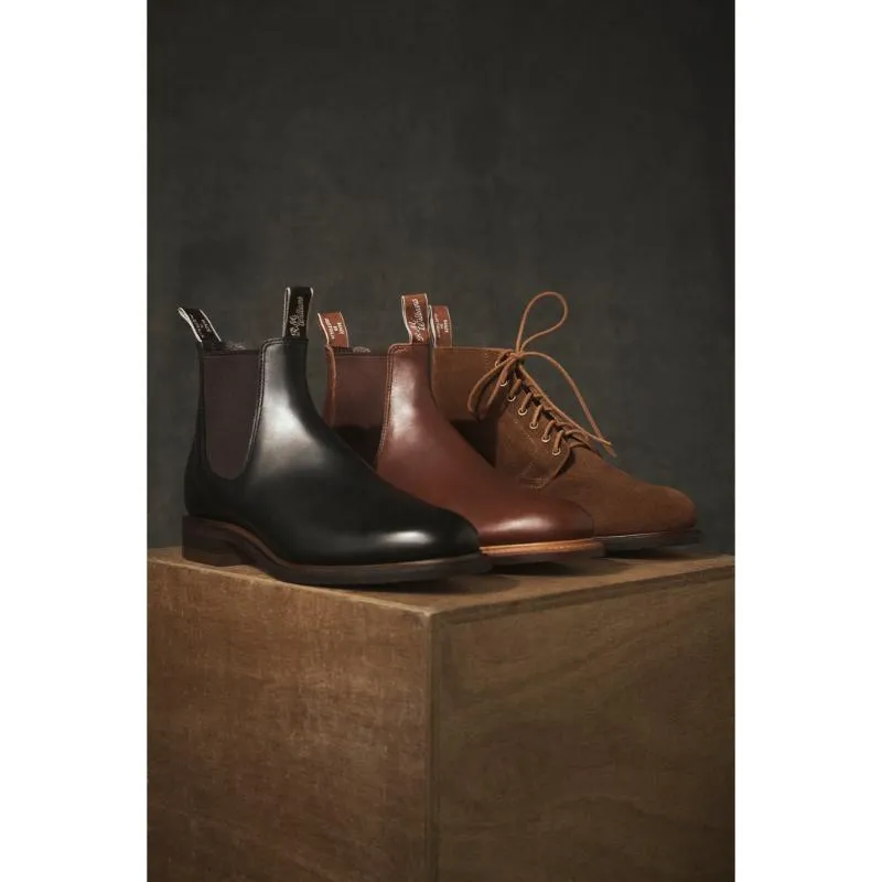 R.M.Williams Urban Turnout Mens Leather Boots - Dark Tan