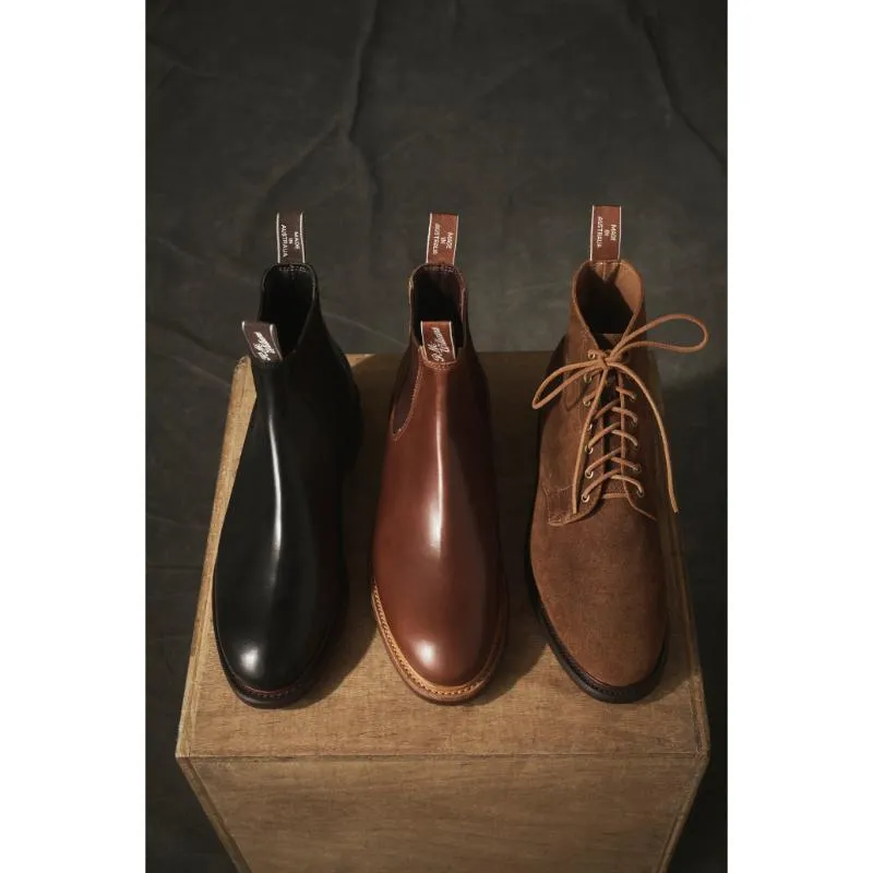 R.M.Williams Urban Turnout Mens Leather Boots - Dark Tan