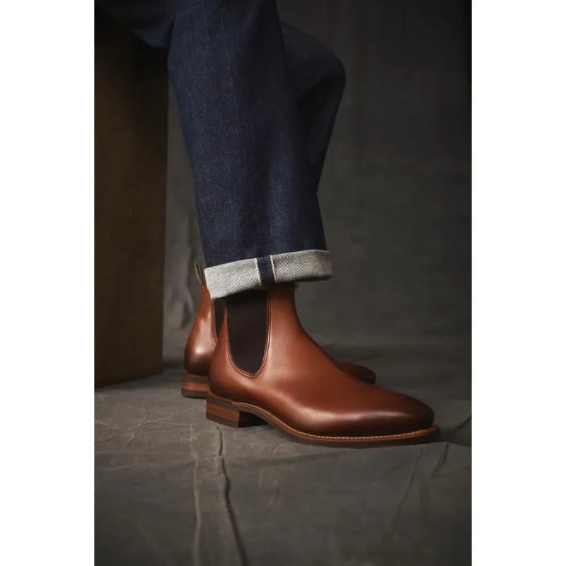R.M.Williams Urban Turnout Mens Leather Boots - Dark Tan