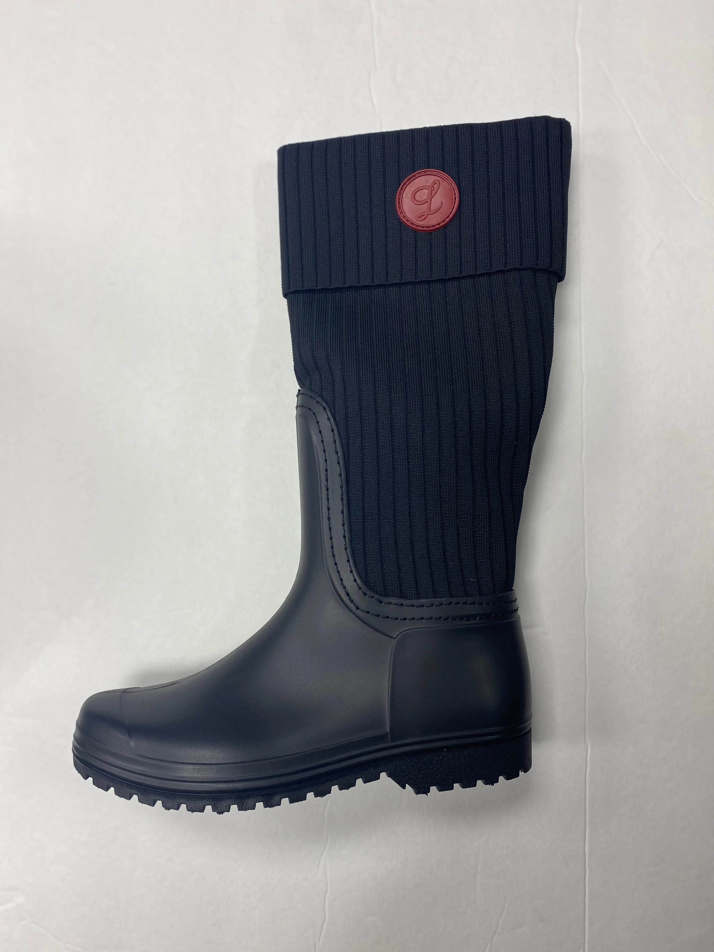 SALE FW22 Lolit WB302 Ribbed Sock with Black Cuff Winter Boot