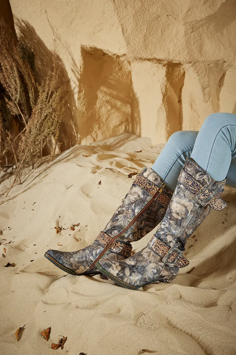 Soffia | Ferris Wide Calf Leather Knee High Boots