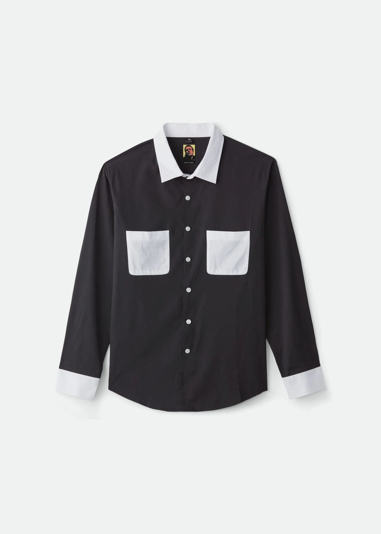 Strummer L/S Woven - Black/White