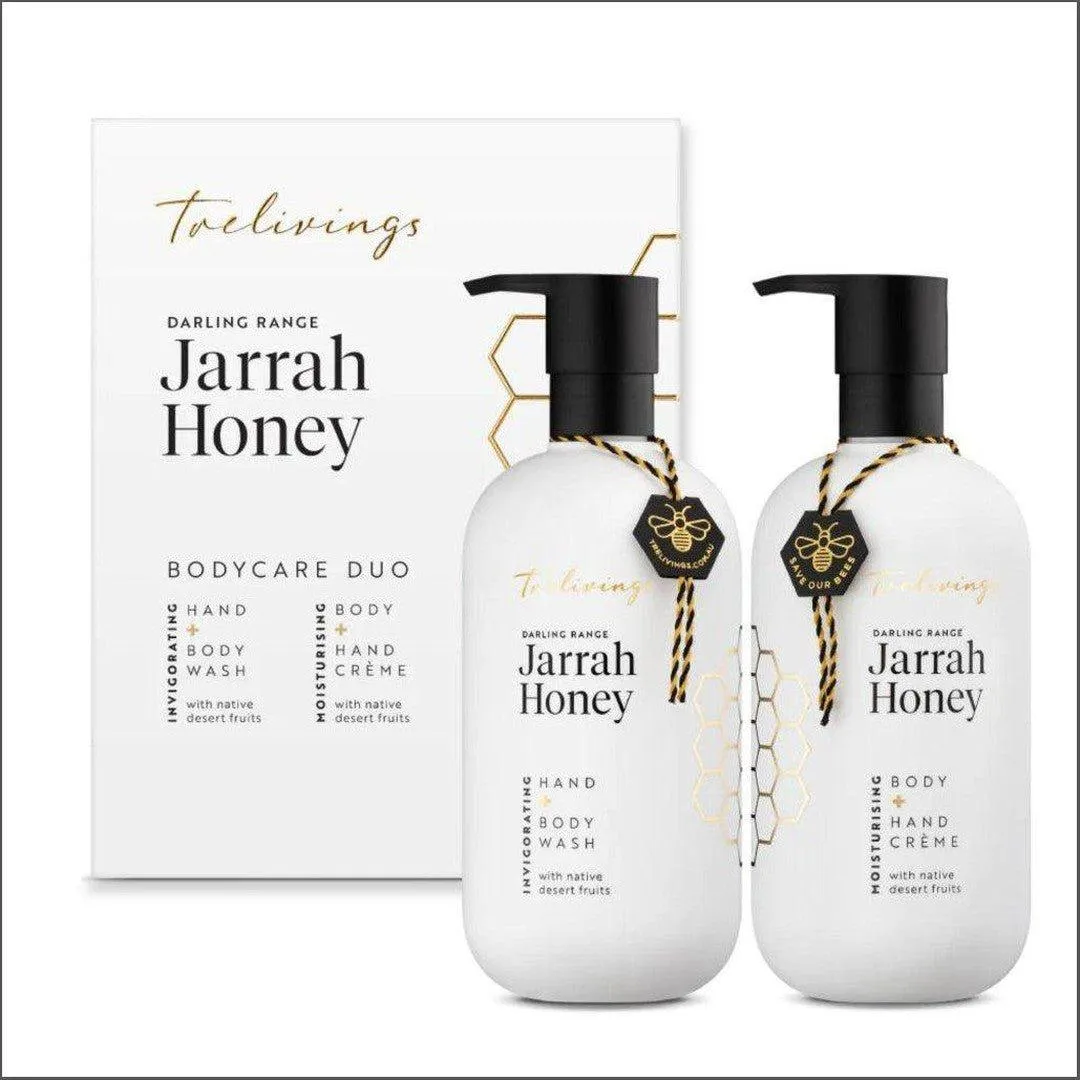 Trelivings Darling Range Jarrah Honey Body Care Duo 2x400ml