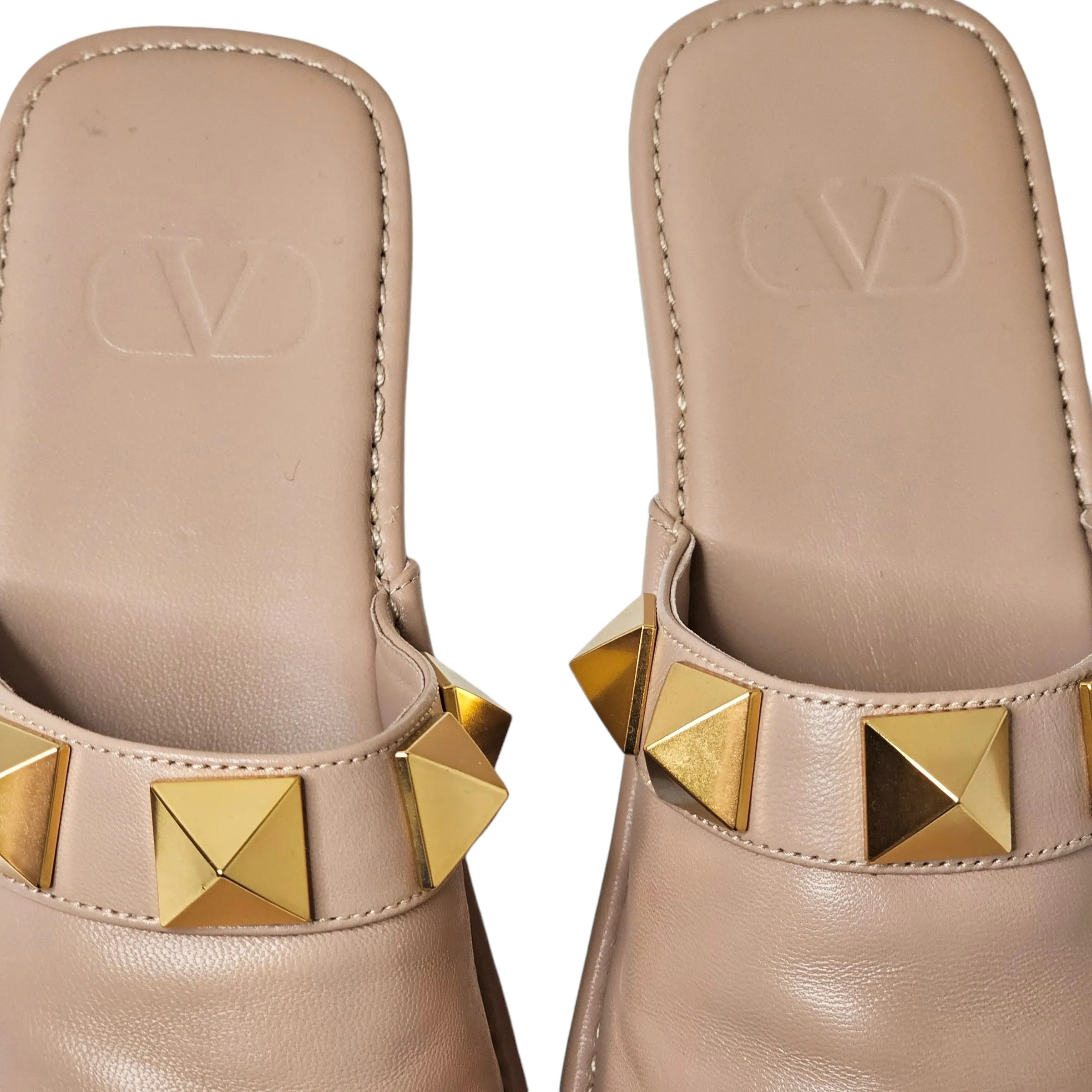 VALENTINO GARAVANI ROMAN STUD MULES EU 38/ UK 5