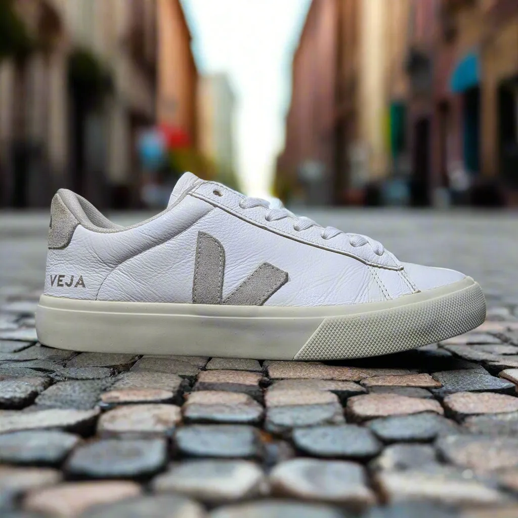 Veja Campo Chrome-Free Leather Sneakers - Natural Suede Size UK 5 / EU 38 / US 7